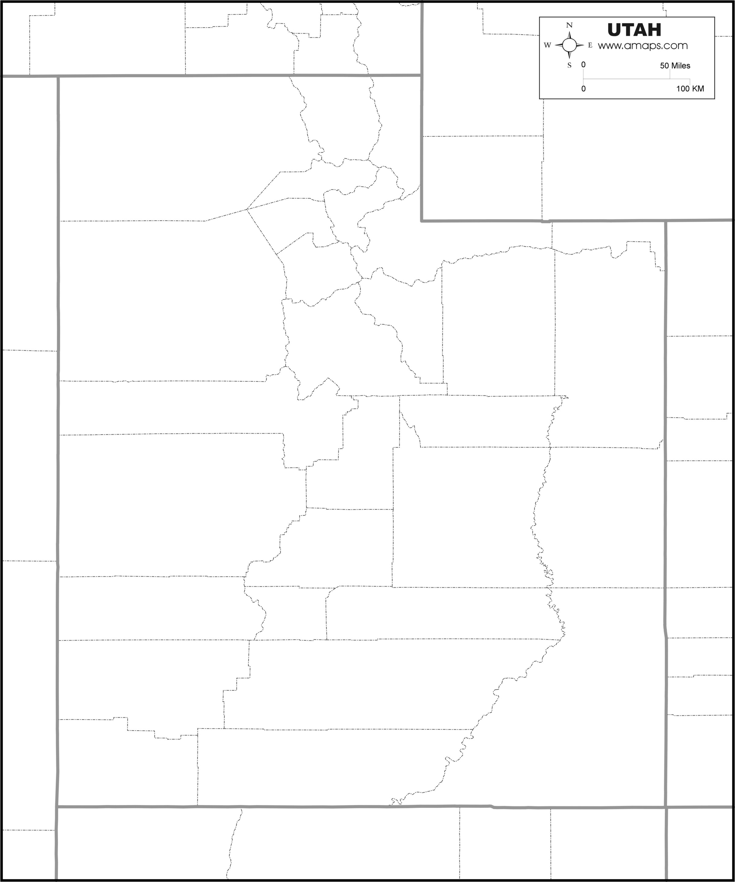 FREE MAP OF UTAH
